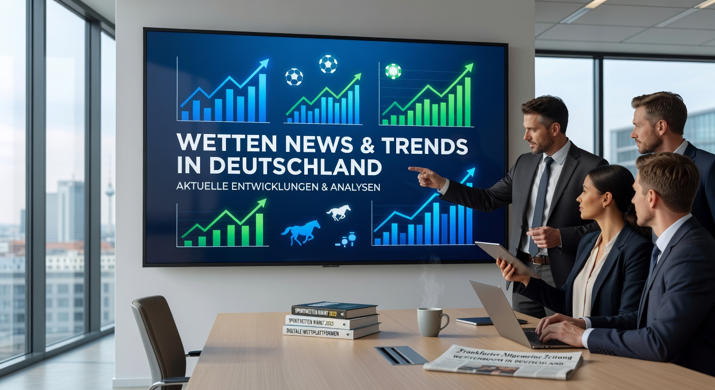 Übersicht über die Entwicklung der Wetteinsätze im deutschen Glücksspielmarkt 2026