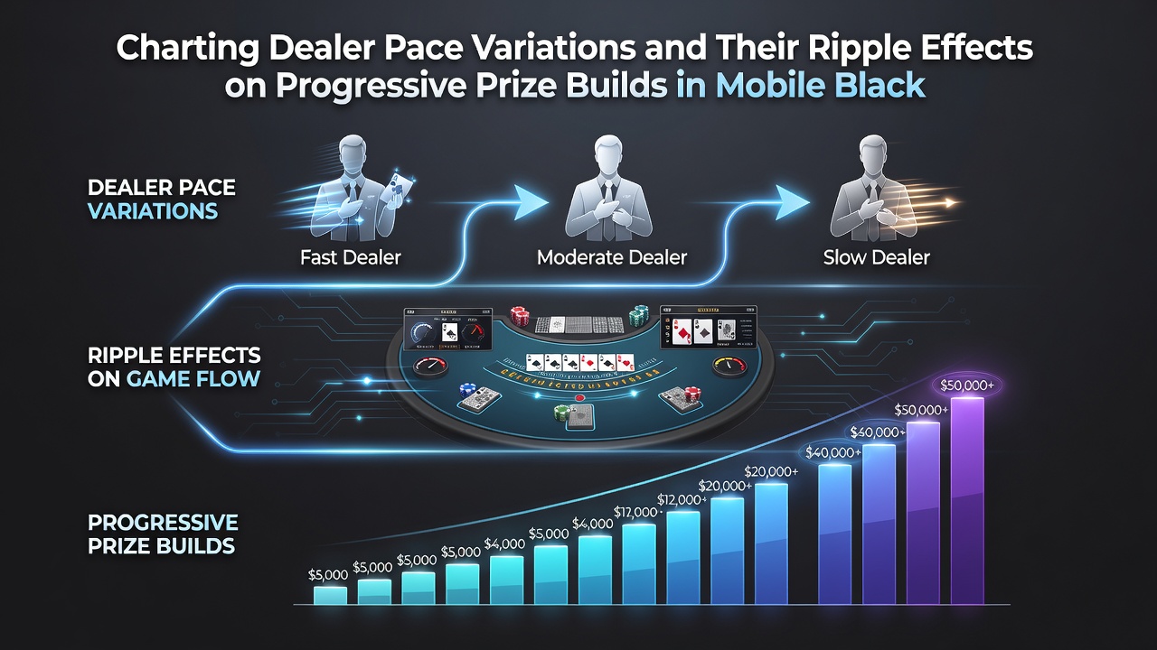 Analyse-Diagramm zu Ripple-Effekten von Dealer-Tempi auf Jackpot-Pools in mobilen Blackjack-Events