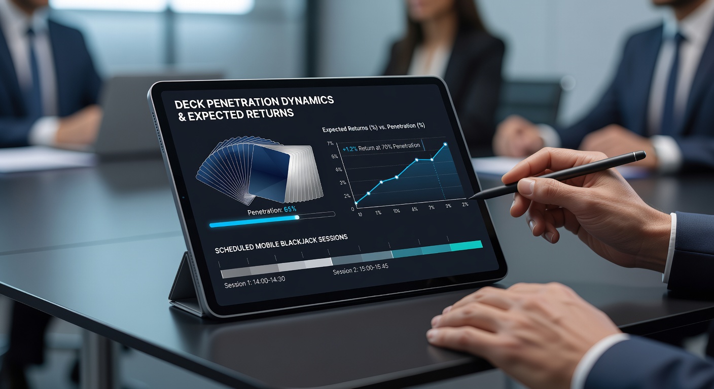Analyse der Renditeentwicklung in Abhängigkeit von der Deck-Penetration bei mobilen Live-Events