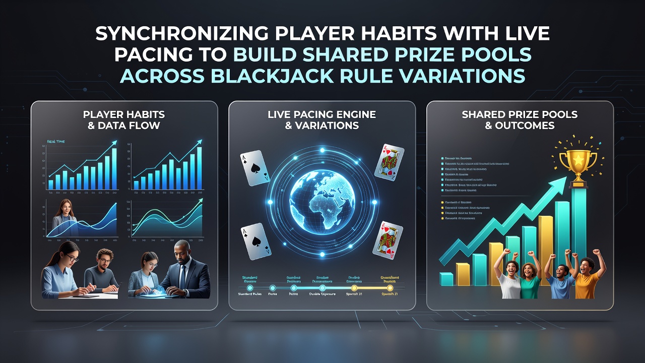 Unterschiedliche Blackjack-Regelvarianten auf Tablets und Smartphones mit synchronisierten Preispools